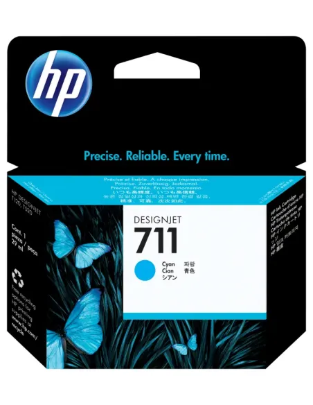 HP Cartucho de tinta DesignJet HP 711 cian de 29 ml