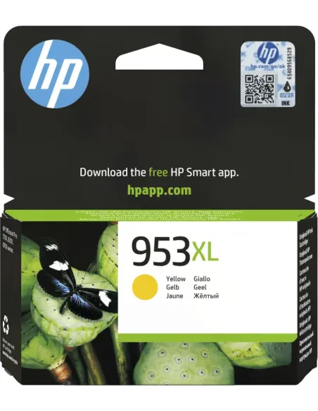 HP Cartucho de tinta Original HP 953XL de alto rendimiento amarillo