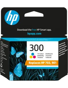 HP Cartucho de tinta original HP 300 Tri-color