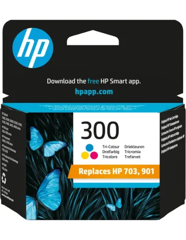 HP Cartucho de tinta original HP 300 Tri-color