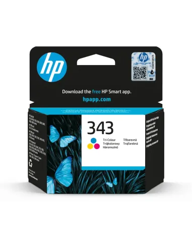 HP Cartucho de tinta original HP 343 Tri-color