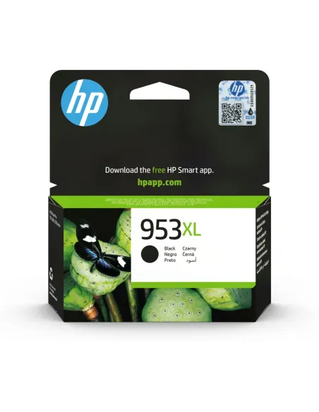 HP Cartucho de tinta Original HP 953XL de alto rendimiento negro