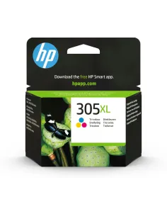 HP Cartucho de tinta Original HP 305XL de alta capacidad tricolor