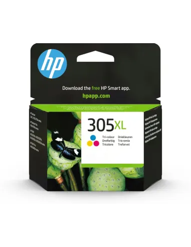 HP Cartucho de tinta Original HP 305XL de alta capacidad tricolor