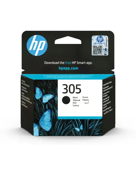 HP Cartucho de tinta Original HP 305 negro