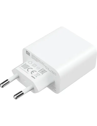 CARGADOR USB XIAOMI MI 33W 1XUSB(A) 1XTIPO-C BLANC