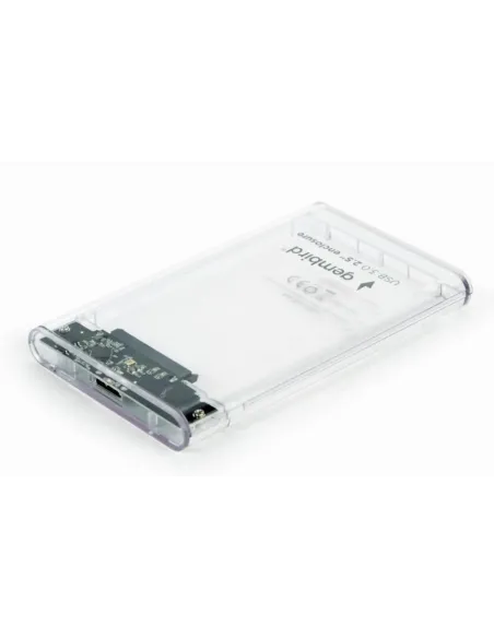 CARCASA DISCO DURO GEMBIRD SATA USB 3.0 2,5" TRANSPARENTE