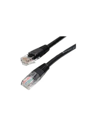 CABLE RED GEMBIRD UTP CAT5E MOLDEADO 0,5M NEGRO