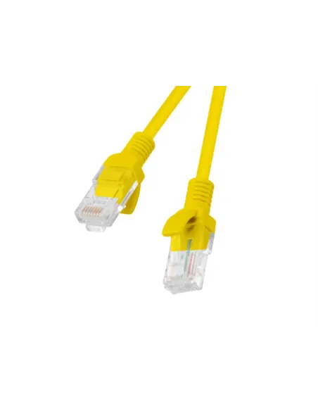 CABLE RED LANBERG LATIGUILLO CAT.6 UTP 10M AMARILLO FLUKE  PASSED