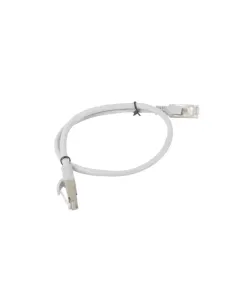 CABLE RED LANBERG LATIGUILLO CAT.6 UTP 0.5M GRIS FLUKE  PASSED