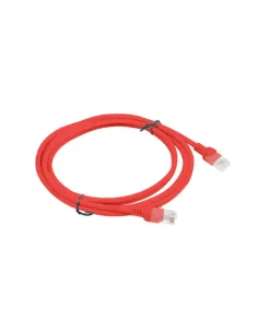 CABLE RED LANBERG LATIGUILLO CAT.6 UTP 2M ROJO FLUKE  PASSED