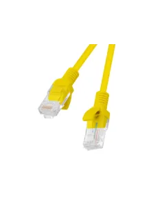 CABLE RED LANBERG LATIGUILLO CAT.6 UTP 3M AMARILLO FLUKE  PASSED