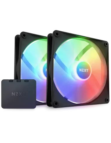 NZXT F140 RGB Core Carcasa del ordenador Ventilador 14 cm Negro 2 pieza(s)