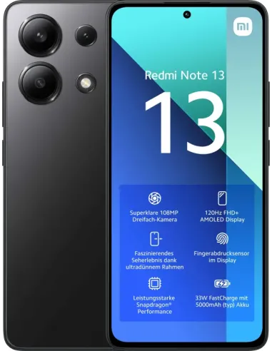 XIAOMI Redmi Note 13 6,67" 256GB 8GB Black