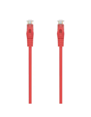 AISENS Cable de Red Latiguillo RJ45 LSZH Cat.6A 500 Mhz UTP AWG24, Rojo, 2.0M