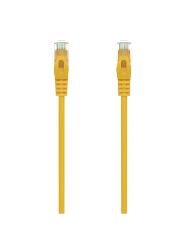 AISENS Cable de Red Latiguillo RJ45 LSZH Cat.6A 500 Mhz UTP AWG24, Amarillo, 25CM