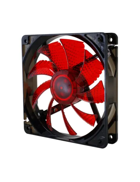 NOX Coolfan 120 LED Carcasa del ordenador Ventilador 12 cm Negro, Rojo