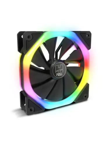 VENTILADOR 120X120 NOX HUMMER S-FAN ARGB RAINBOW