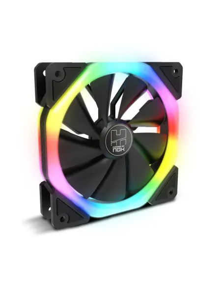 VENTILADOR 120X120 NOX HUMMER S-FAN ARGB RAINBOW VENTILADOR 120X120 NOX HUMMER S-FAN ARGB RAINBOW