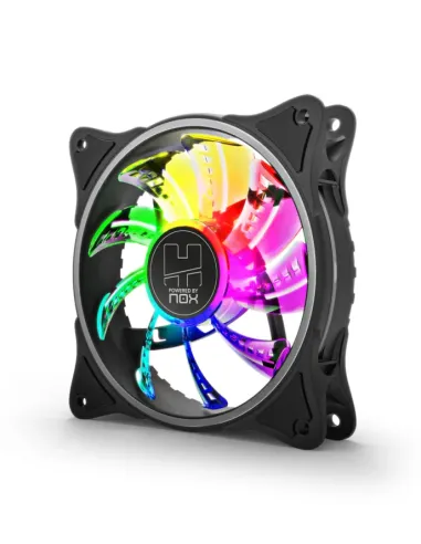 NOX VENTILADOR CAJA HUMMER A-FAN ARGB INNER GLOW FAN. 120mm