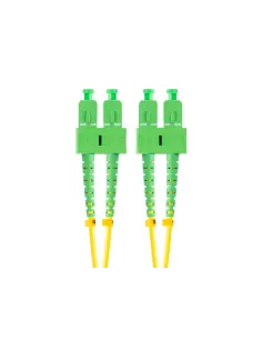 CABLE DE FIBRAOPTICA LANBERG 2M MONO SC/APC-SC/APC DUPLEX G657A1 LSZH AMARILL