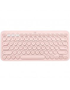 Logitech K380 Multi-Device teclado Bluetooth QZERTY Español Rosa