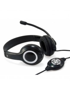 Conceptronic CCHATSTARU2B auricular y casco Auriculares Diadema USB tipo A Negro, Rojo