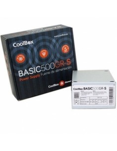 CoolBox BASIC500GR-S unidad de fuente de alimentación 500 W 20+4 pin ATX SFX Color Blanco
