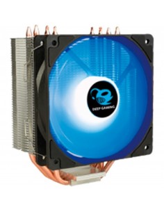 Deep Gaming Cyclone II LED Blue Procesador Enfriador 12 cm Negro 1 pieza(s)