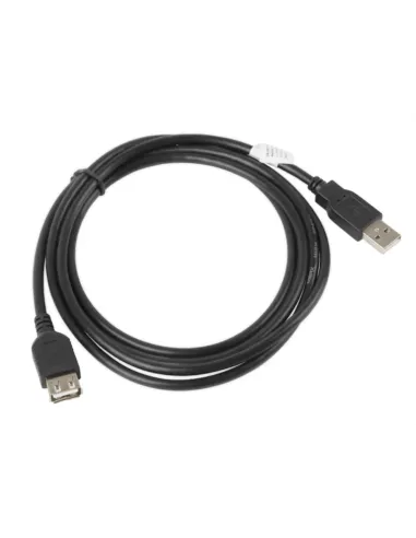 CABLE ALARGADOR LANBERG USB 2.0 MACHO HEMBRA 1.8M NEGRO