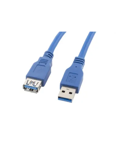 CABLE ALARGADOR LANBERG USB 3.0 MACHO HEMBRA 1.8M AZUL