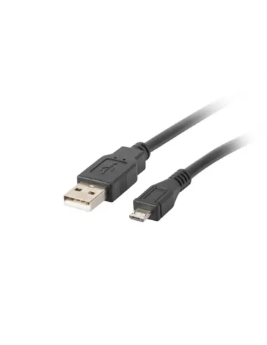 CABLE USB LANBERG 2.0 MACHO/MICRO USB MACHO 0.3M NEGRO