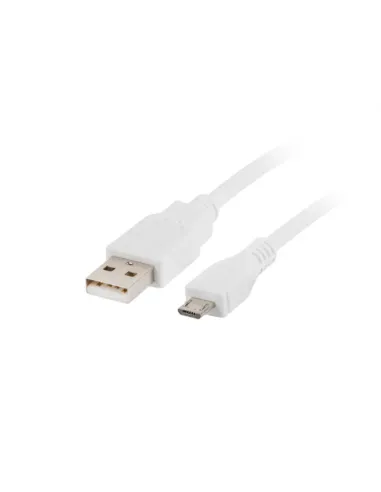 CABLE USB LANBERG 2.0 MACHO/MICRO USB MACHO 1.8M BLANCO