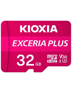 Tarjeta memoria micro secure digital sd kioxia 32gb exceria plus uhs - i c10 r98 con adaptador