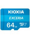 Tarjeta memoria micro secure digital sd kioxia 64gb exceria uhs - i c10 r100 con adaptador