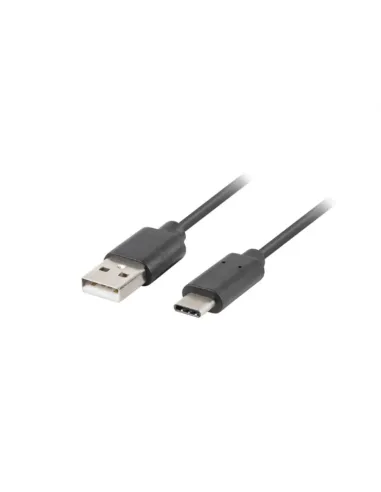 CABLE USB LANBERG 2.0 MACHO/USB C MACHO 0.5M NEGRO