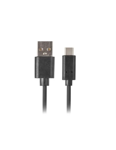 CABLE LANBERG USB C MACHO A USB A 2.0 MACHO 3M QC 3.0 NEGRO