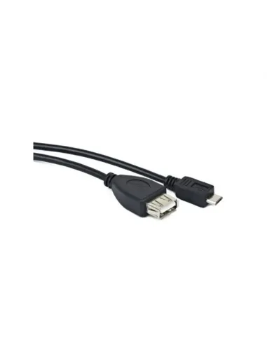 CABLE USB LANBERG MICRO M A USB-A F 2.0 OTG NEGRO 15CM OEM