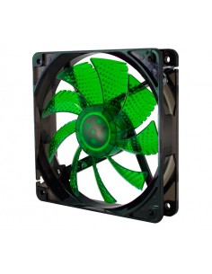 Ventilador caja nox cool fan led 120mm negro led verde
