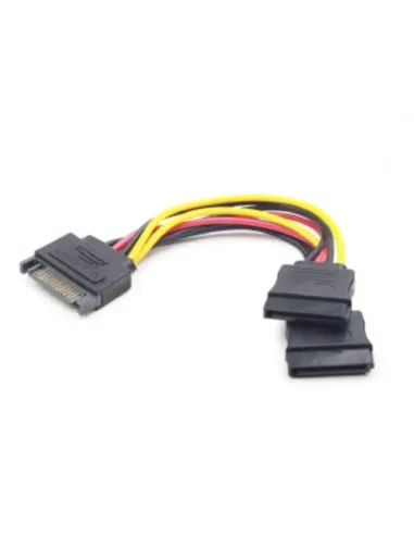 Cable sata gembird cc - satam2f - 01 macho - hembra -  2 puertos hembra -   0.15m