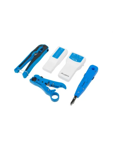 SET HERRAMIENTAS LANBERG NETWORK UNIVERSAL Y CABLE TESTER