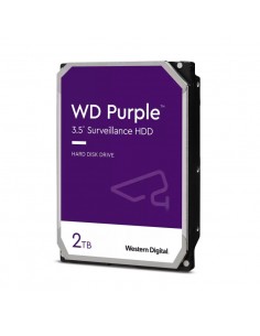 Disco duro interno hdd wd western digital purple wd22purz 2tb 3.5pulgadas sata 5400rpm 256mb
