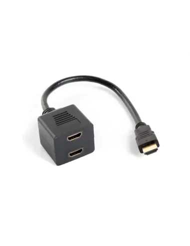 ADAPTADOR LANBERG HDMI MACHO/HDMI HEMBRA X2 SPLITTER 20CM