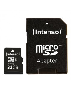 Tarjeta de memoria micro sd intenso 32gb uhs - i cl10 + adaptador sd