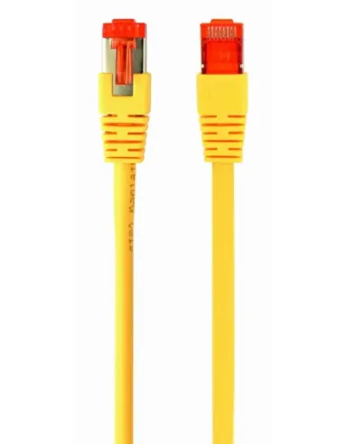 CABLE RED S-FTP GEMBIRD CAT 6A LSZH AMARILLO 0,5 M