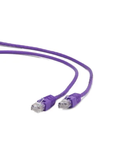 CABLE RED CAT5E GEMBIRD UTP VIOLETA 1M