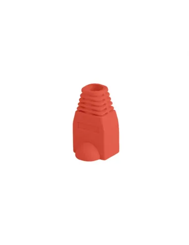 FUNDA PROTECTOR LANBERG CONECTOR RJ45 (PACK 100 UDS) ROJO