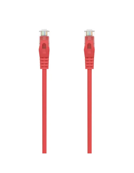 AISENS Cable de Red Latiguillo RJ45 LSZH Cat.6A 500 Mhz UTP AWG24, Rojo, 30CM