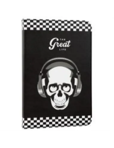 FUNDA TABLET E-VITTA STAND 2P SKULL GREAT LIFE 10,1"