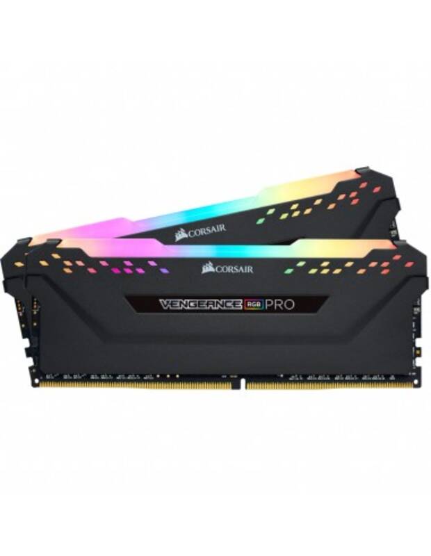 Memoria ddr4 16gb kit 2x8 corsair vengeance rgb pro - pc4 - 28800 -  3600mhz -  c18 negro